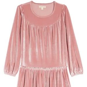 Tucker and Tate blush velvet dress